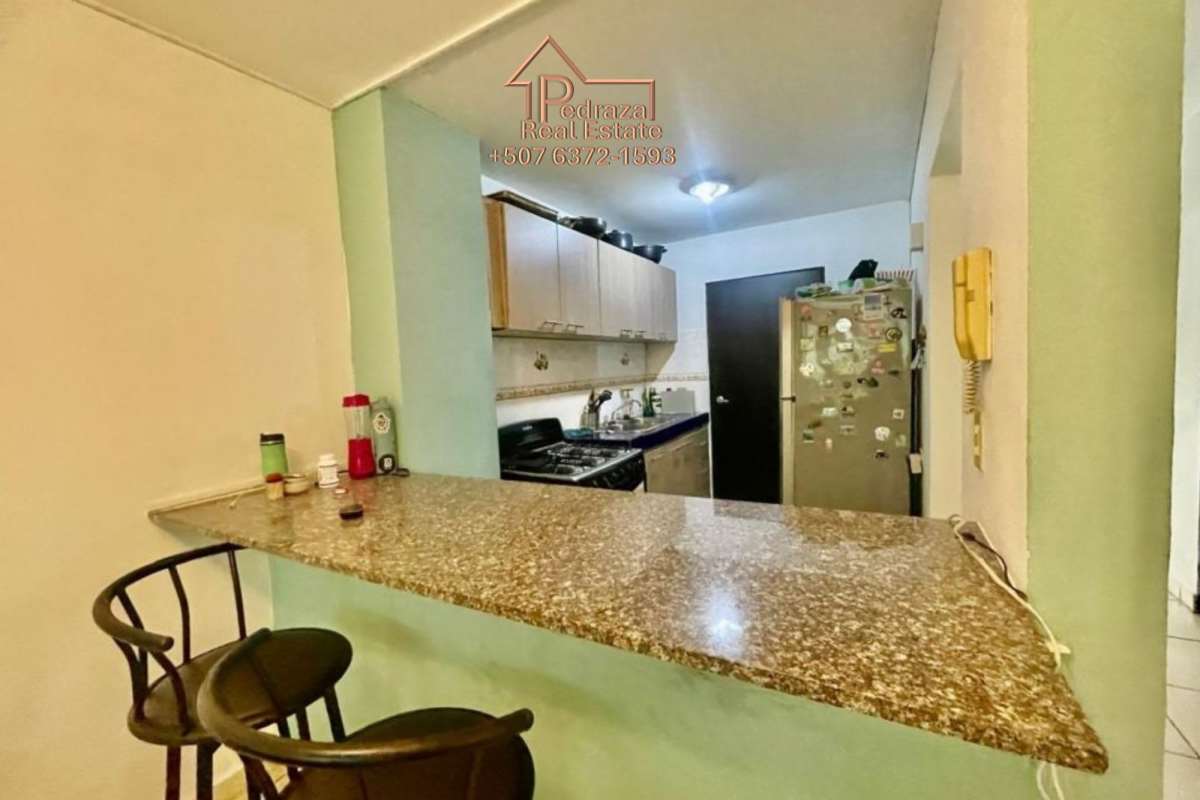 Living room with access to balcony apartment in PH Villa del Sol Panama City