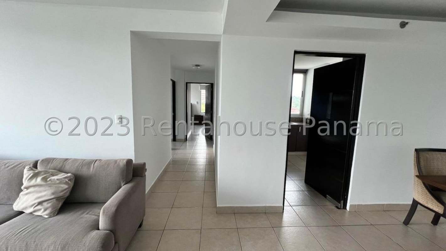 Kitchen with granite countertops, stainless appliances, tile backsplash PH Clayton Park Clayton Panama