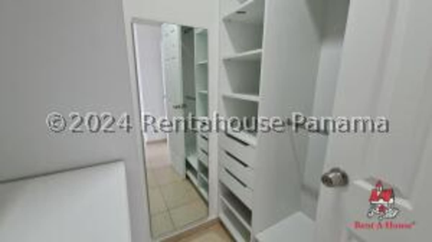 Modern bathroom with granite countertop and glass shower PH Sol del Este Panama