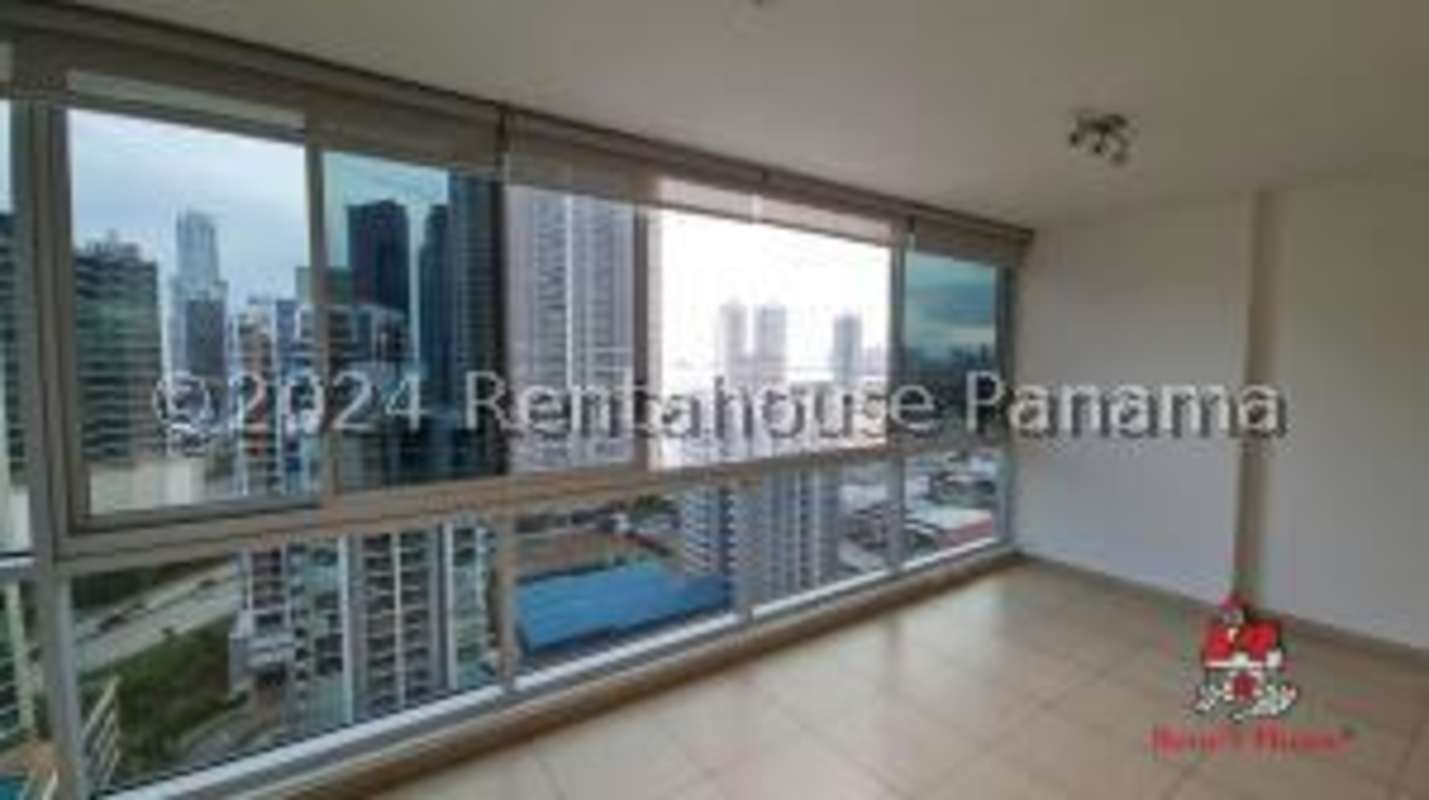 Living room panorama with city skyline Costa del Este Panama PH Sol del Este
