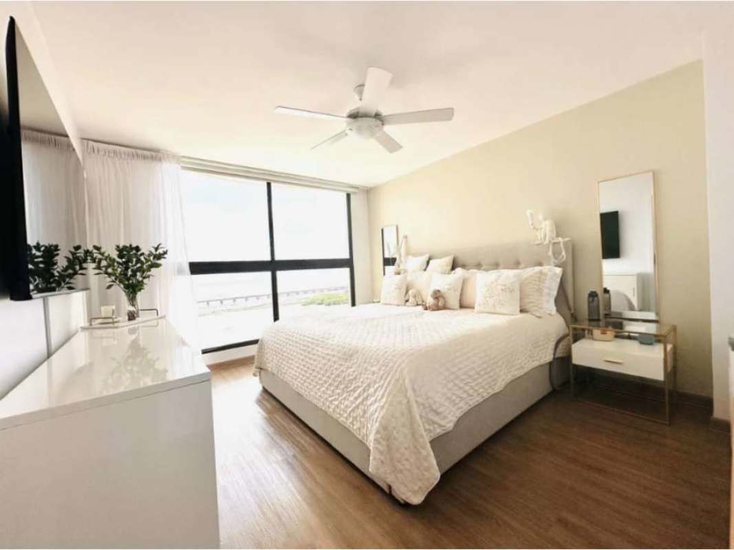 Modern bathroom with glass shower in PH Baleares Panama City