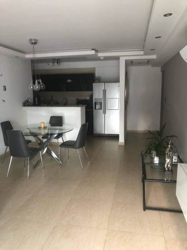 Furnished dining and kitchen in open layout Carrasquilla Panama City
