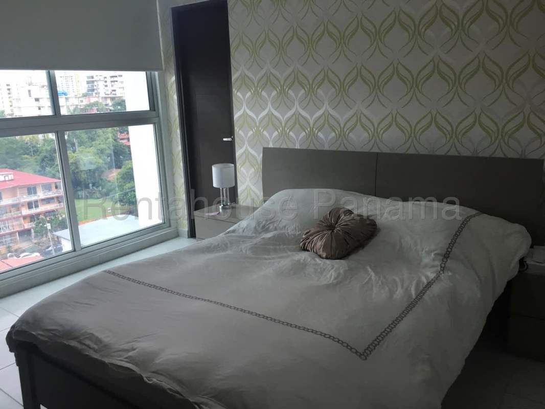 Urban condo outdoor pool area with jacuzzi, skyline views PH Trinity Panama City