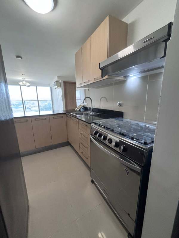 Living dining space with natural light and balcony PH Torres de Castilla Carrasquilla Panama