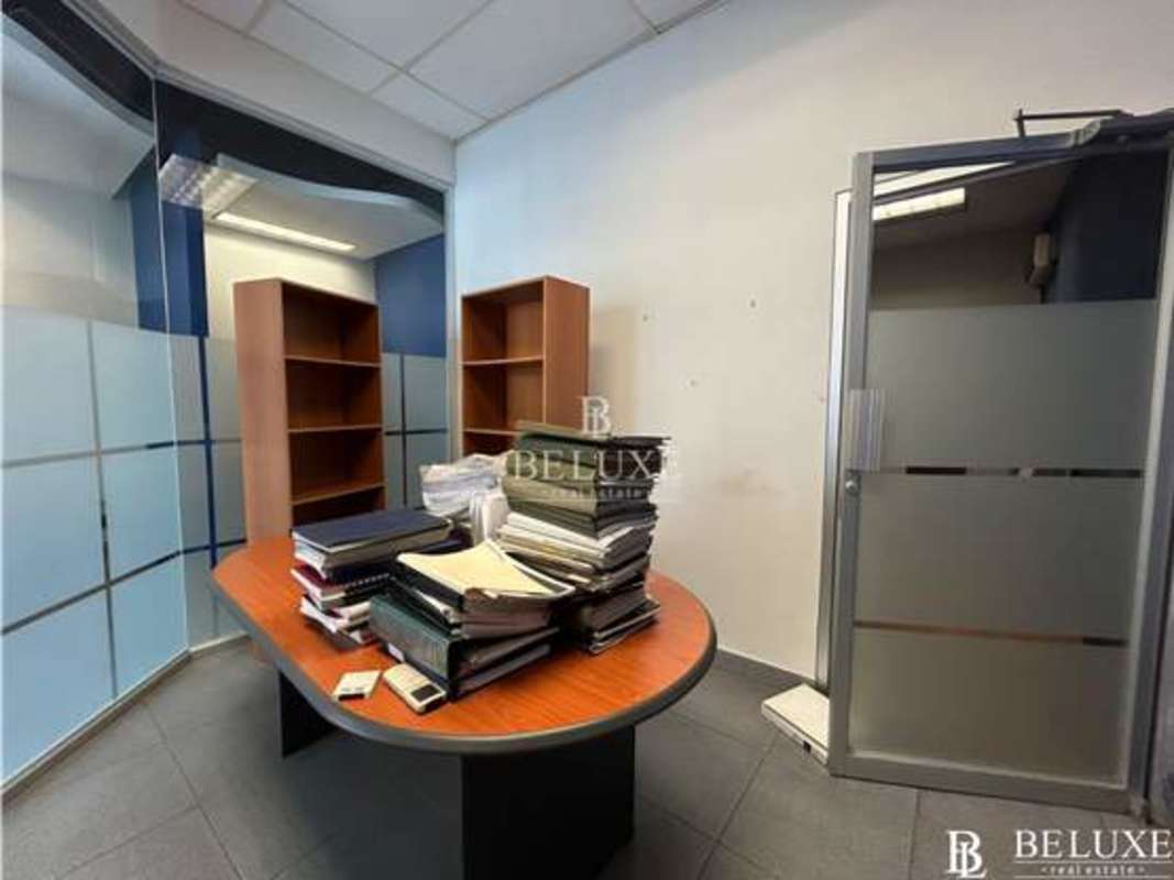 Reception and workspace inside commercial unit at San Francisco Plaza Panama City