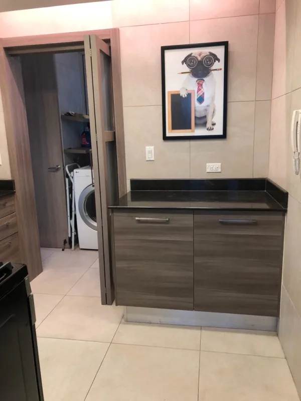 Large balcony with panoramic skyline and mountain views at PH Pacific Hills Dos Mares