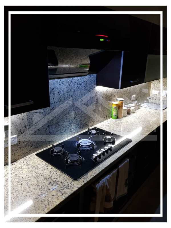 Modern kitchen with granite countertops appliances Embassy Club Clayton Panama