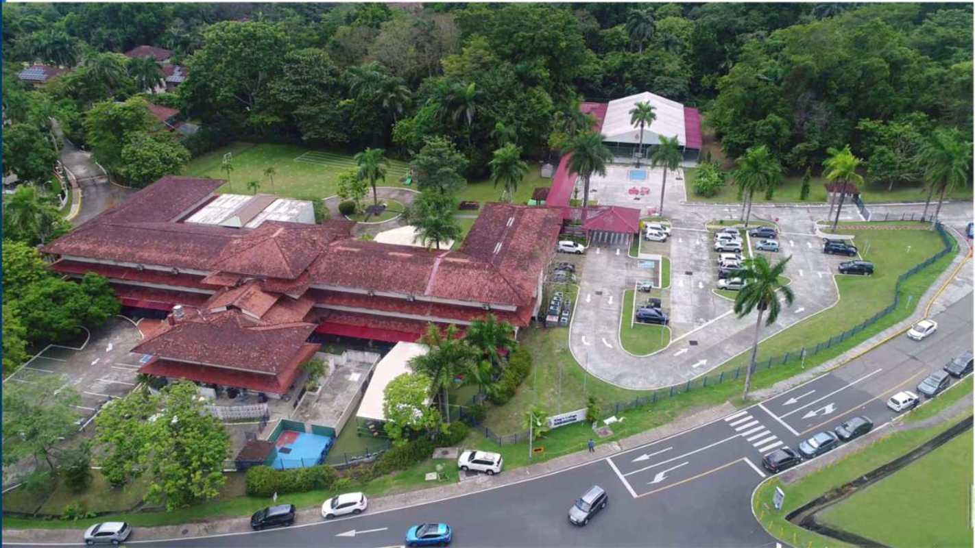 Basketball and soccer fields inside commercial property Clayton for rent