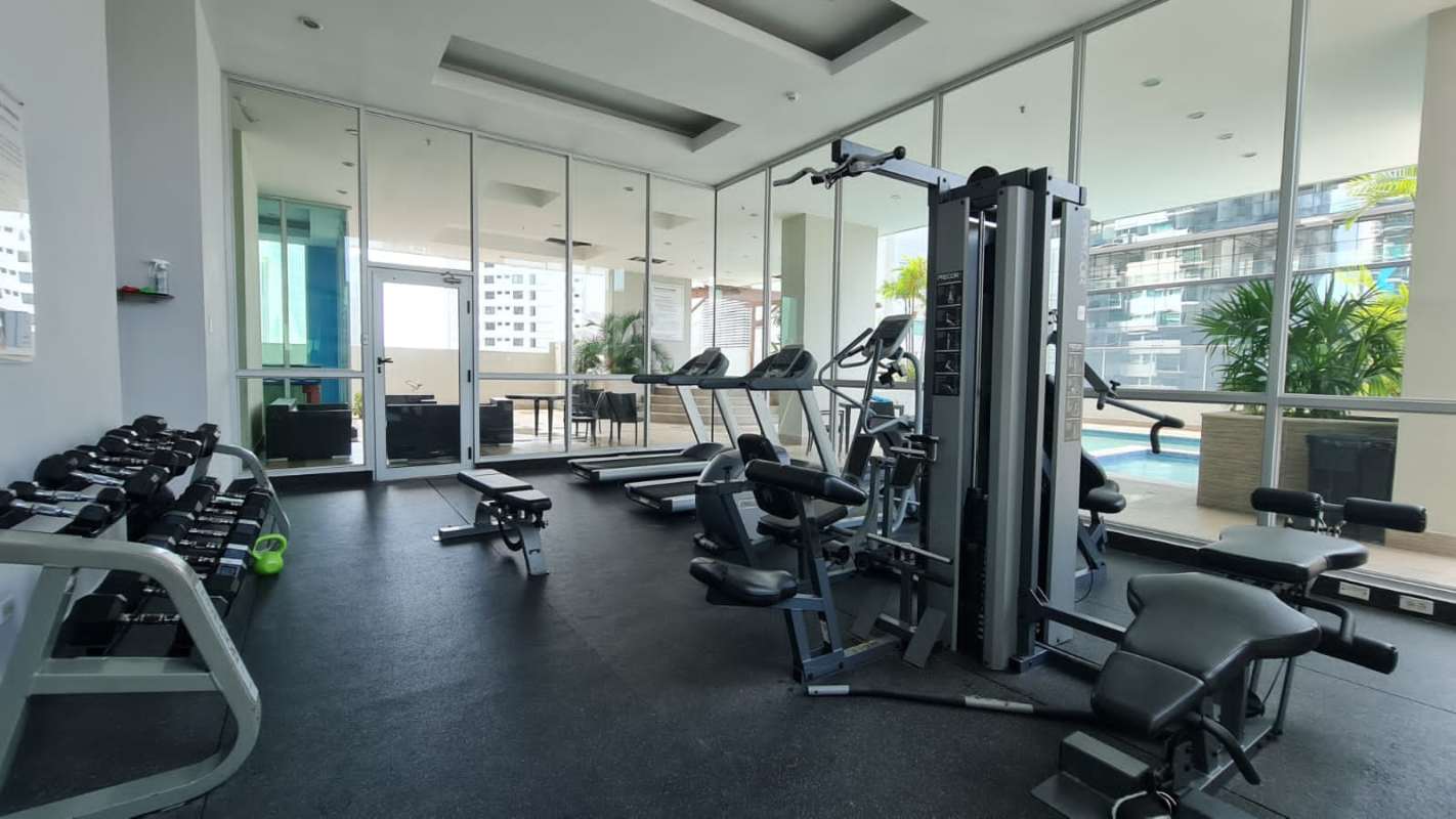 Elegant lobby with concierge desk luxury finish PH Belle View Panama