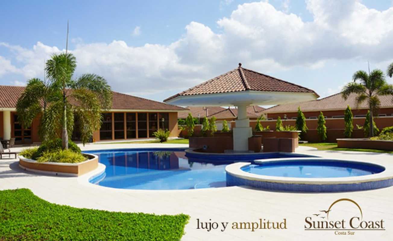 Spacious bright living room with tile floor large windows Costa Sur Panama