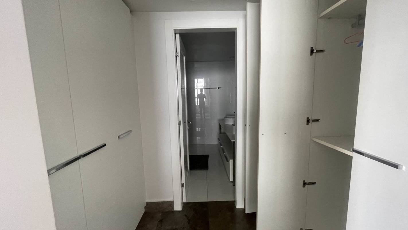 Modern luxury bathroom with soaking tub and double vanity in PH Yoo Panama Panama City