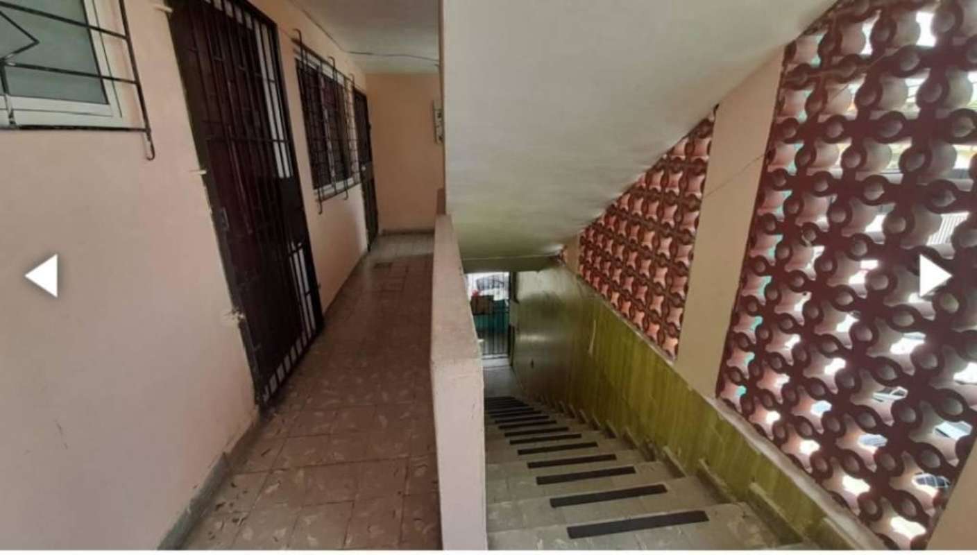 Modern kitchen with cabinets, refrigerator, microwave, stove in PH Vista Hermosa Pueblo Nuevo Panama City