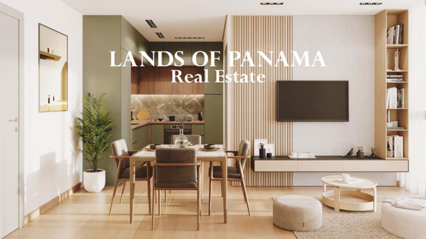 Modern minimalist bedroom with large windows and skyline view in PH Moderna Marbella Panama