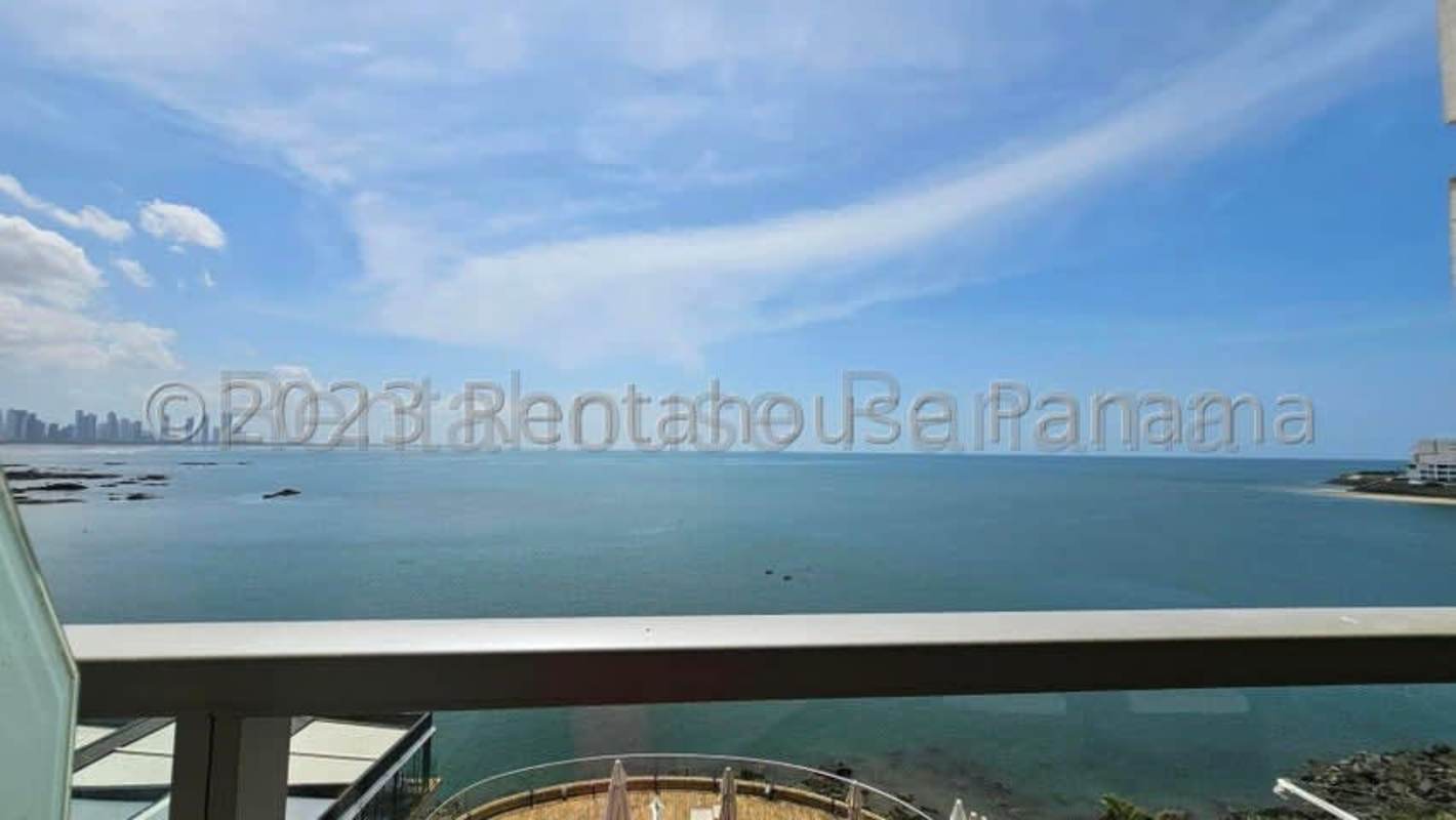 Compact kitchen with granite surfaces and modern appliances in JW Marriott Studio Punta Pacifica