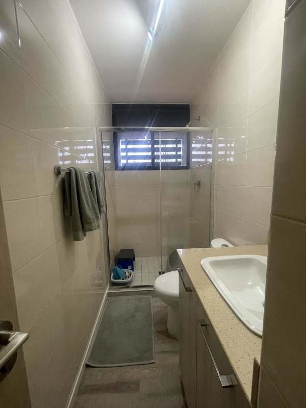 Dining room with large windows overlooking ocean and city skyline PH Balboa Bay Panama