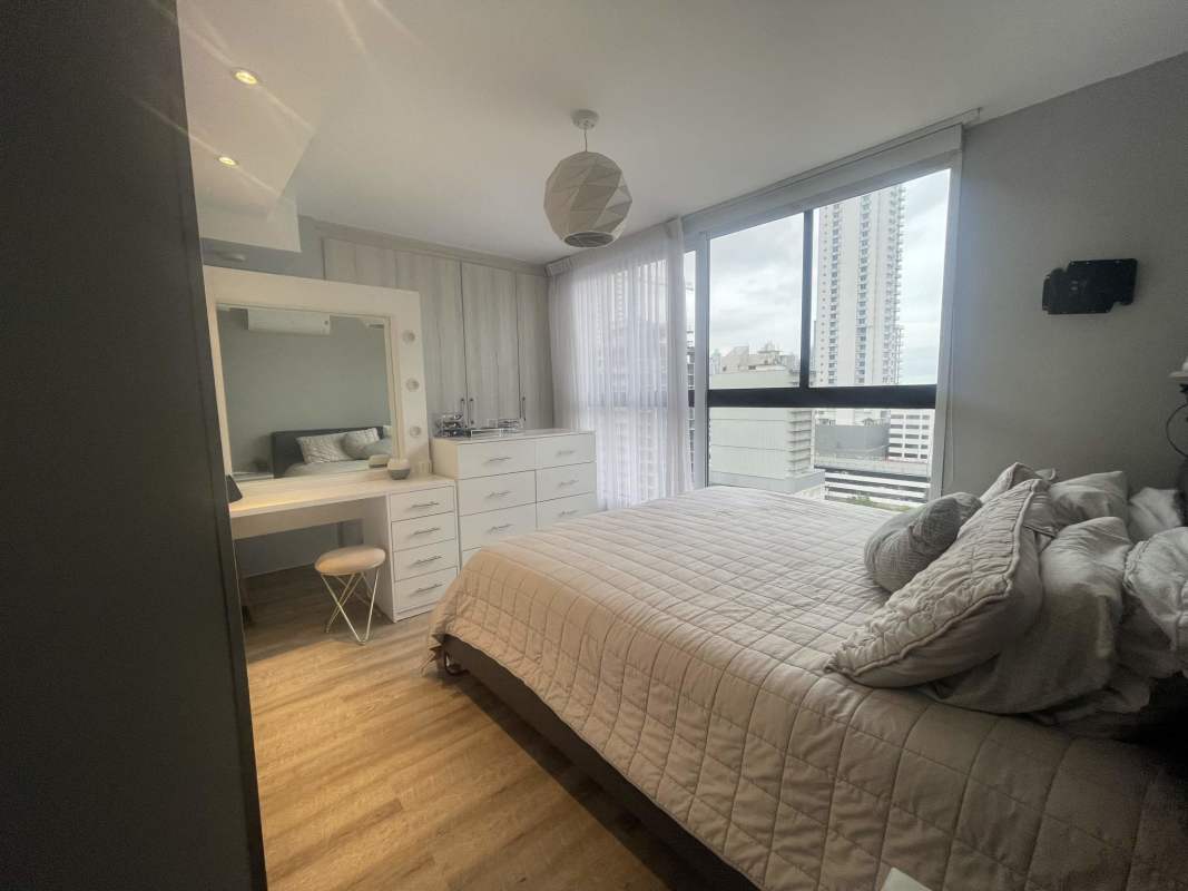 Dedicated den or office nook with shelves in PH Balboa Bay avenue Balboa Panama City