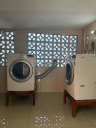 Laundry room washer dryer and ventilation wall Villa Mercedes David Panama