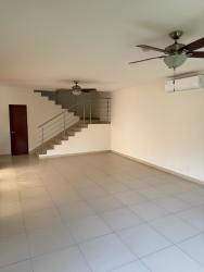 Modern kitchen with appliances tile backsplash and window River Valley Panama Pacifico