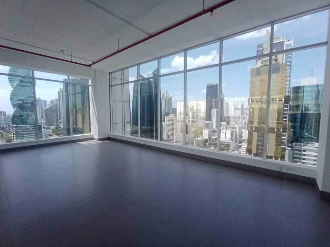 Office suite with panoramic windows and modern finishes in Obarrio Panama