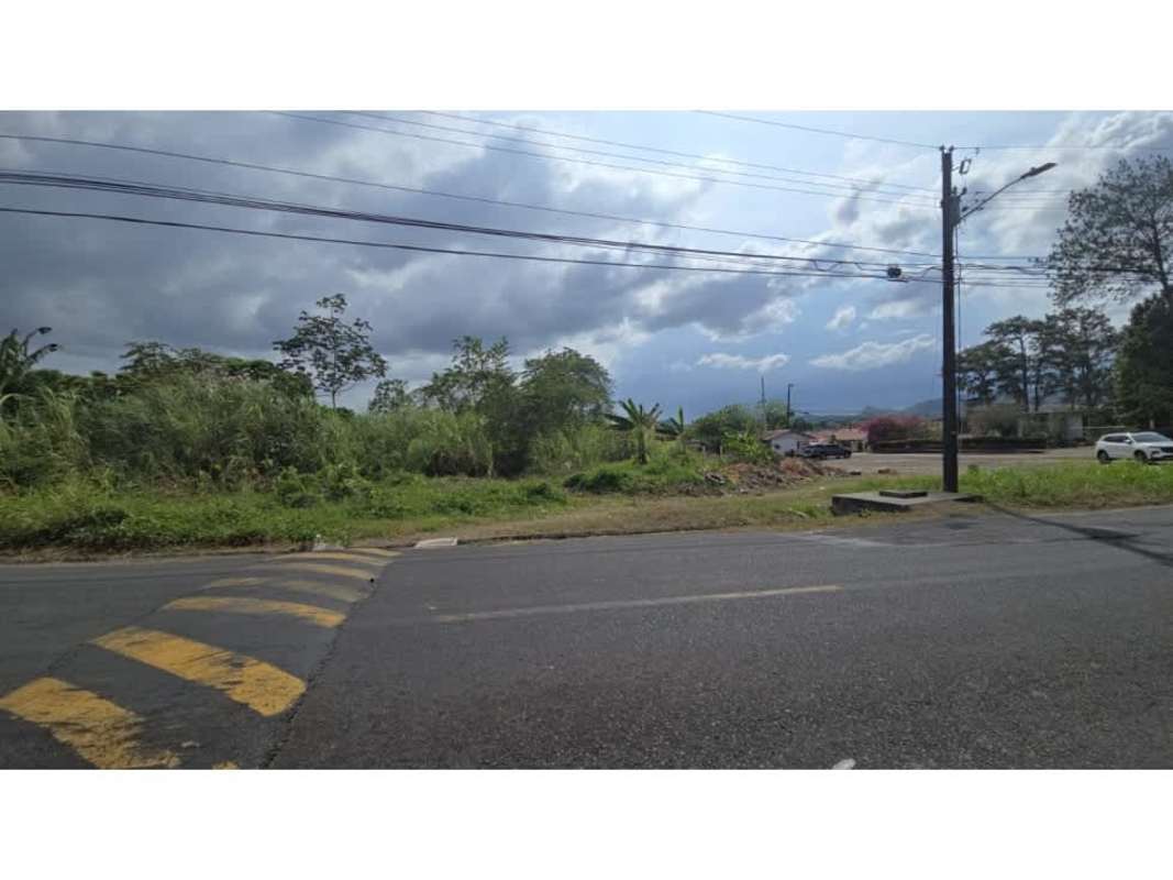 Vacant roadside land with mountain view and accessible frontage in Villa Zaita Las Cumbres Panama City