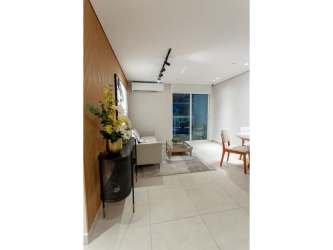 Bedroom with neutral décor and built-in closet in PH Mi Condado Condado del Rey Panama City