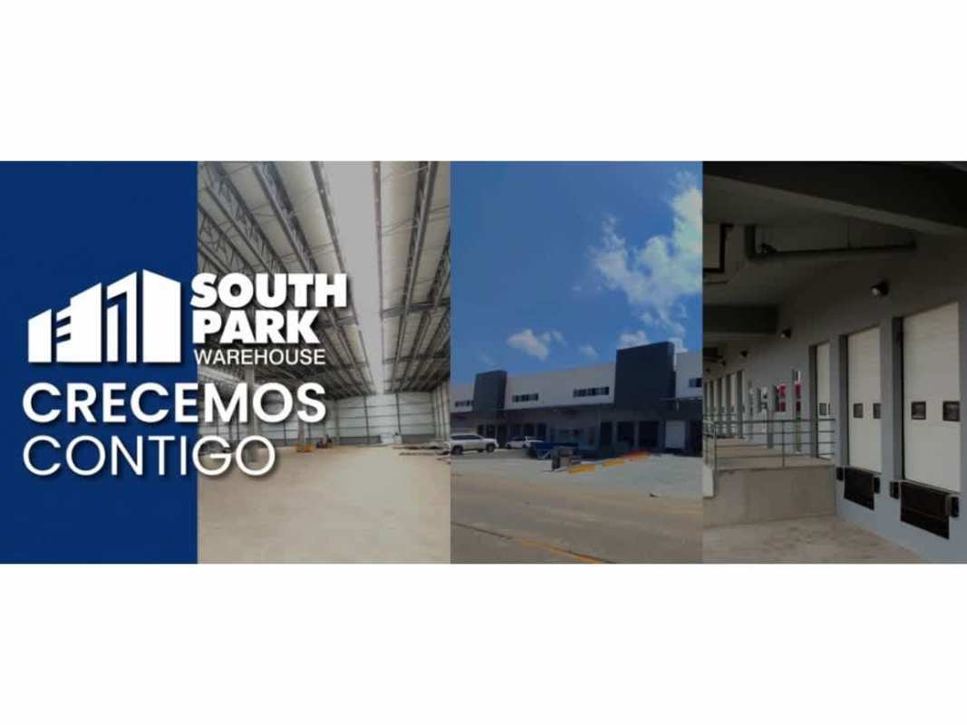 Warehouse interior with 11 meter ceilings, natural light skylights, and insulated panel walls in Don Bosco Panama City