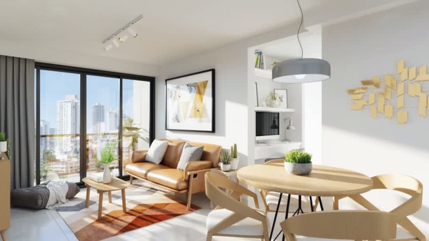 High-rise modern condo tower Costana in Balboa District Bella Vista Panama