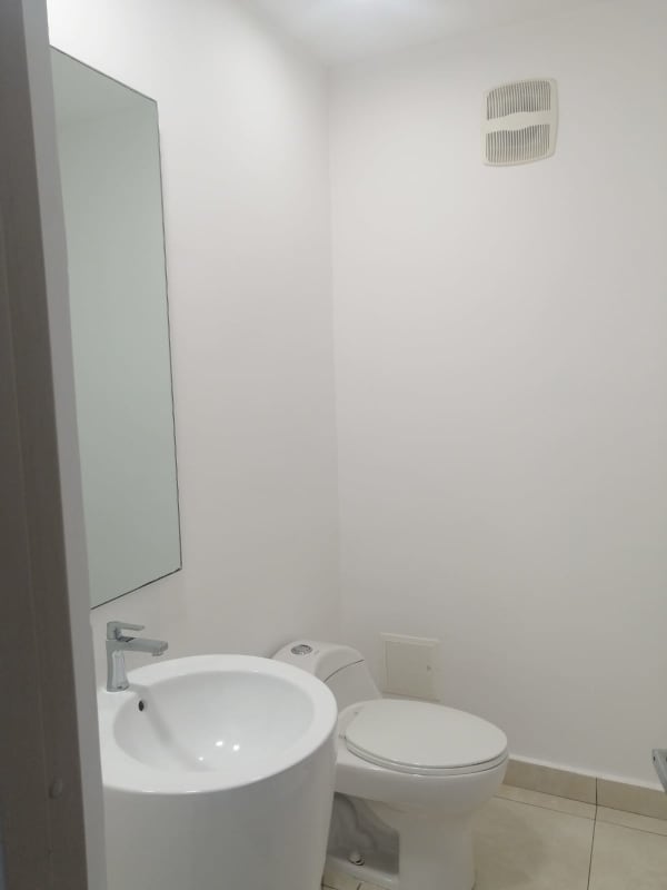 Contemporary bathroom with glass shower and granite countertop PH Clayton Park Panama