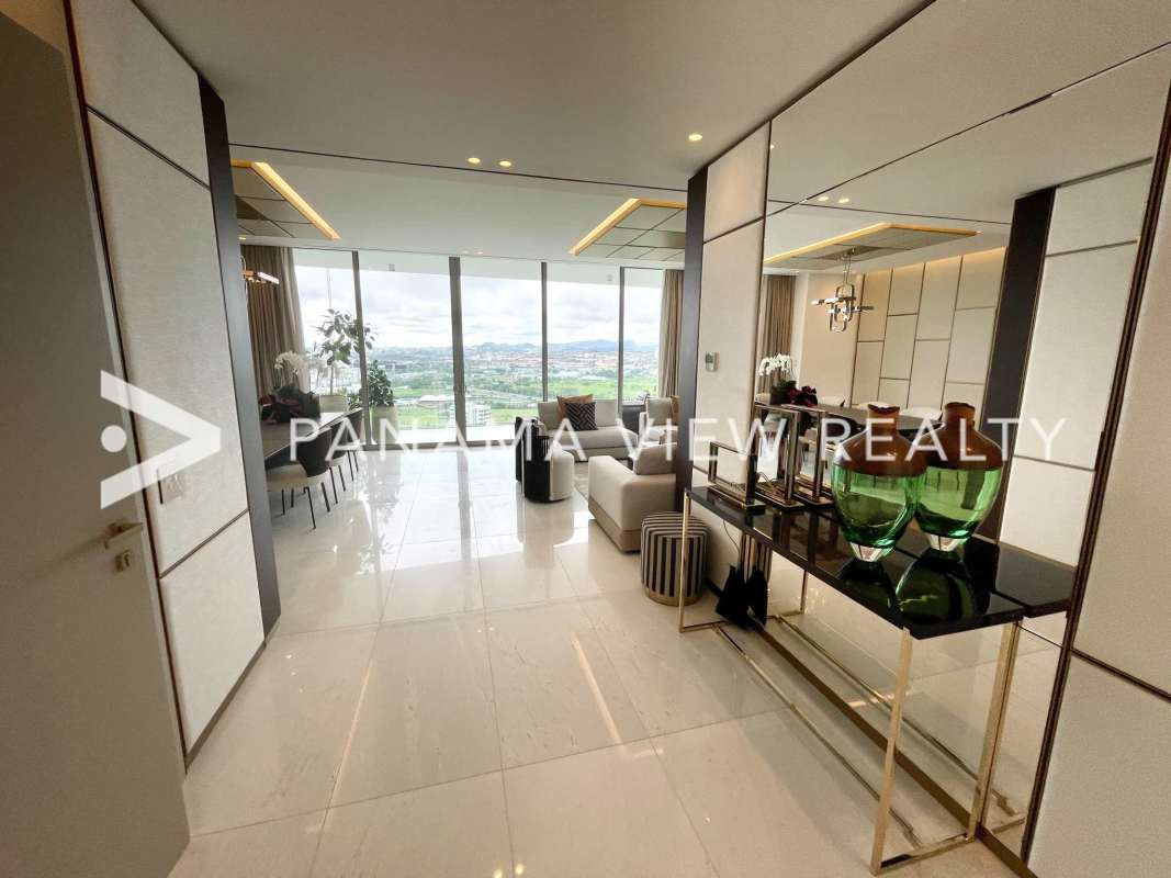 Luxury Italian Fendi Casa kitchen in La Maison apartment Panama