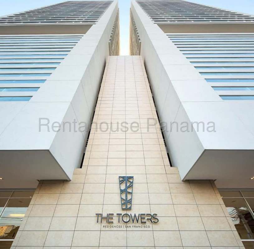 High-rise twin towers exterior modern architecture PH The Towers Panama