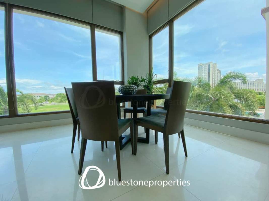 Elegant master bedroom with marble flooring terrace access spectacular views Santa Maria