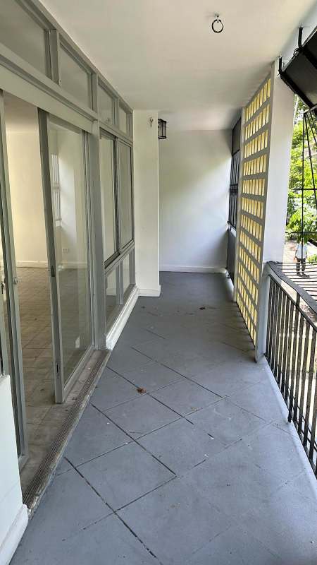 Balcony with privacy screen and metal railing PH Via Argentina near Via Argentina Metro Panama City