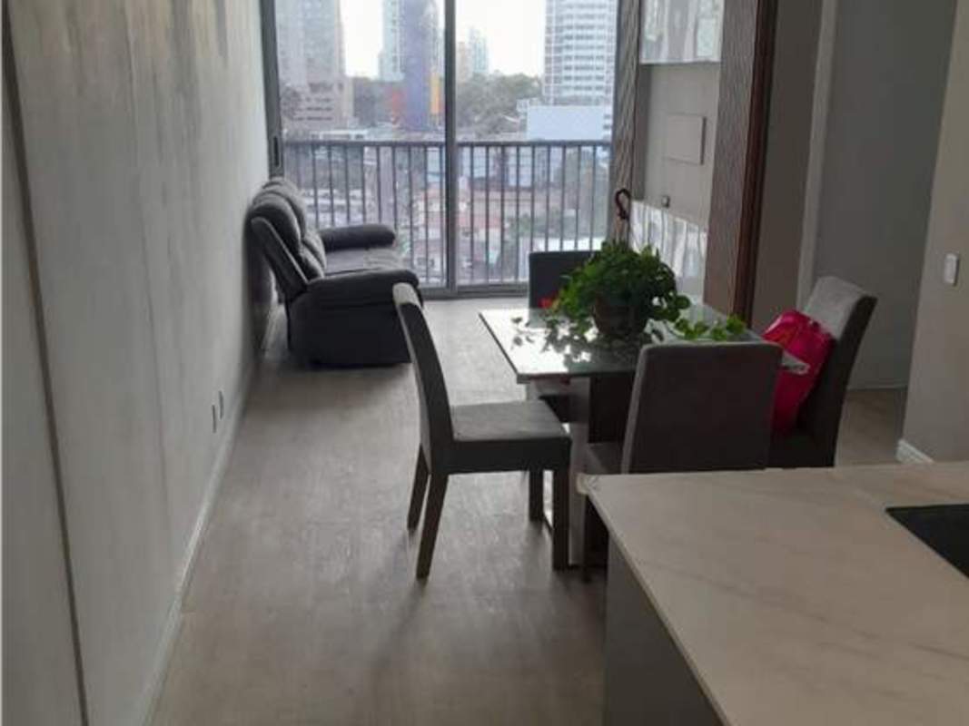 Remodeled kitchen with modern cabinetry and ceramic floors at PH Alai