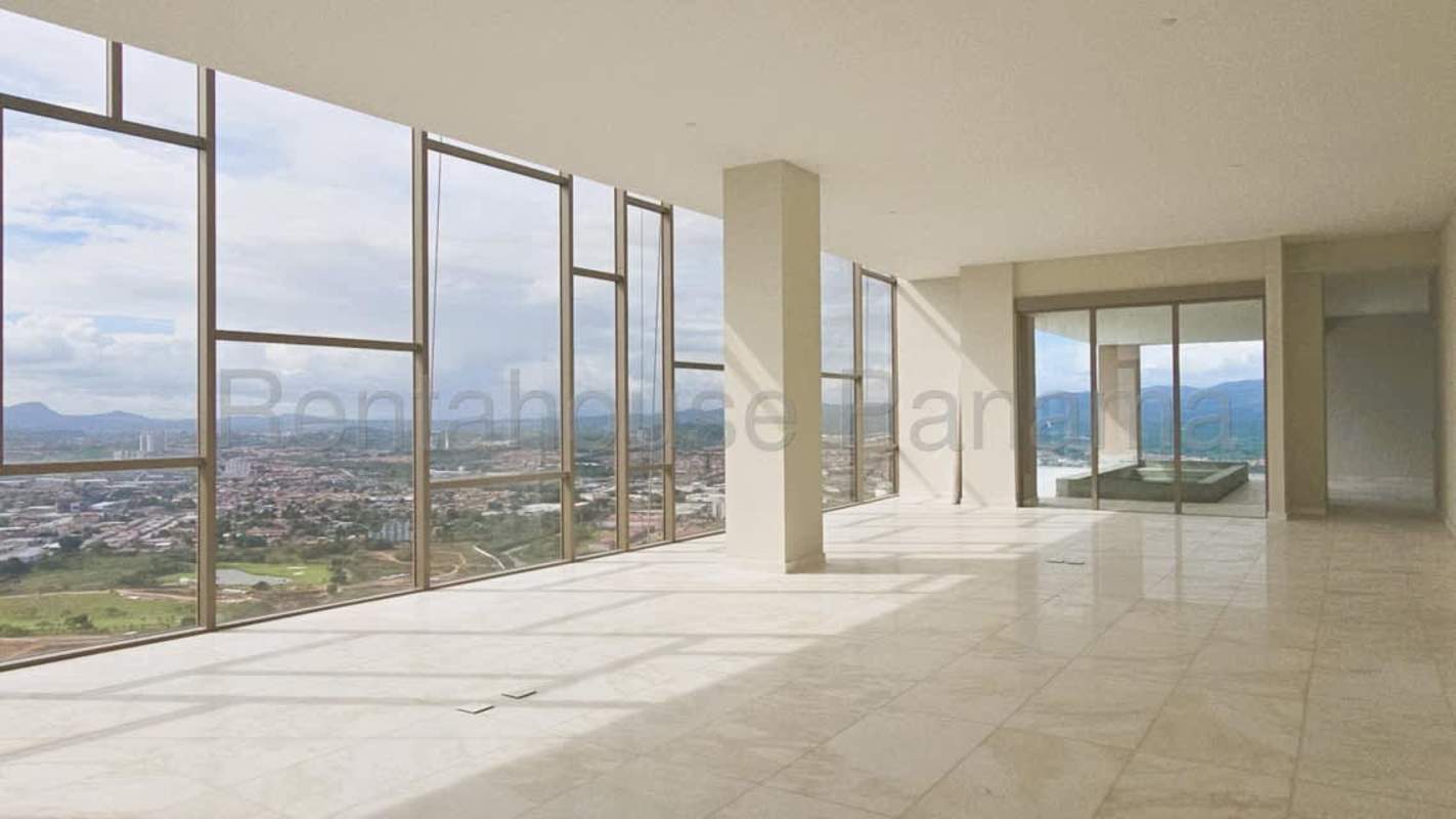 Gourmet kitchen with marble island, luxury finishes, panoramic views in La Maison by Fendi Santa Maria