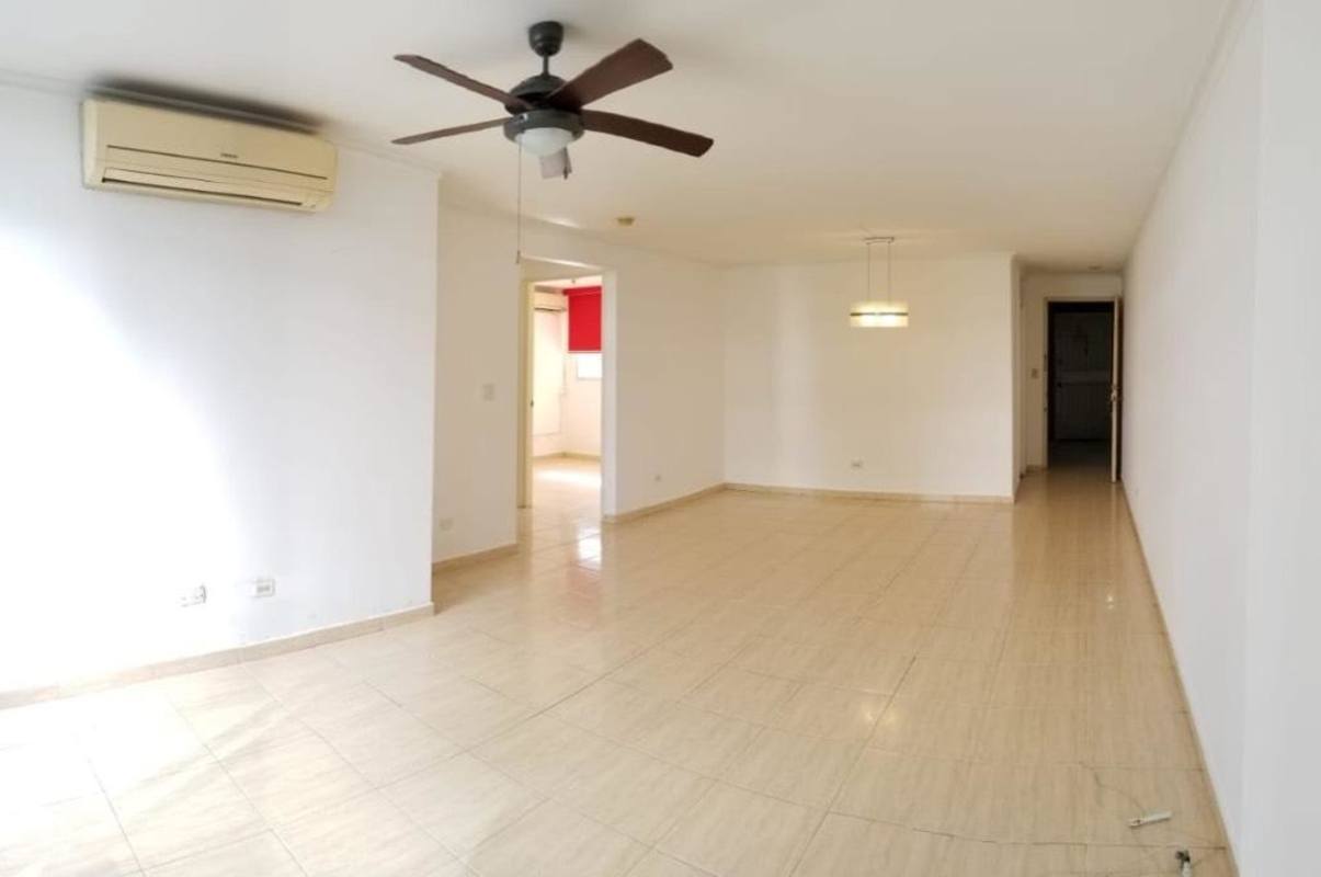 Modern bathroom with glass shower door, tile walls, updated fixtures in PH Via Argentina Panama apartment