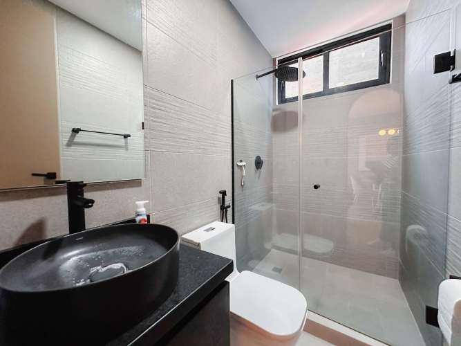 Covered rooftop terrace with modern dome design and panoramic city views at PH Coco Place Panama