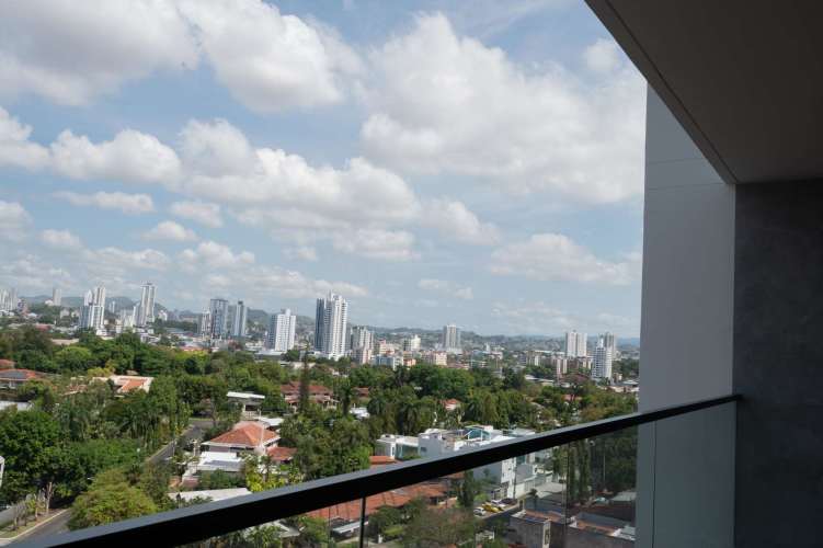 Private cinema room with luxe seating and LED lighting PH Coco Place Coco del Mar Panama