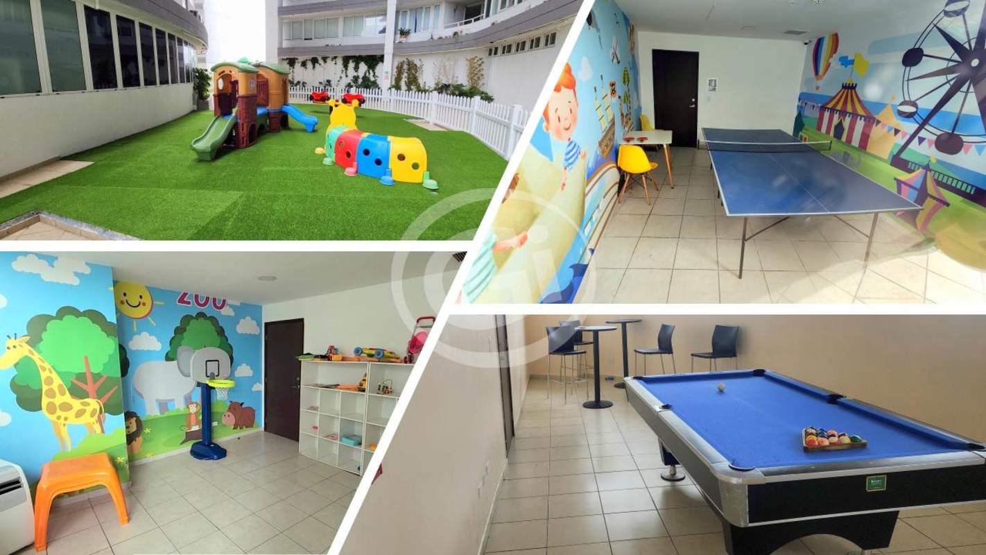 Kids play area, ping pong, recreation room PH Bay View Panama City