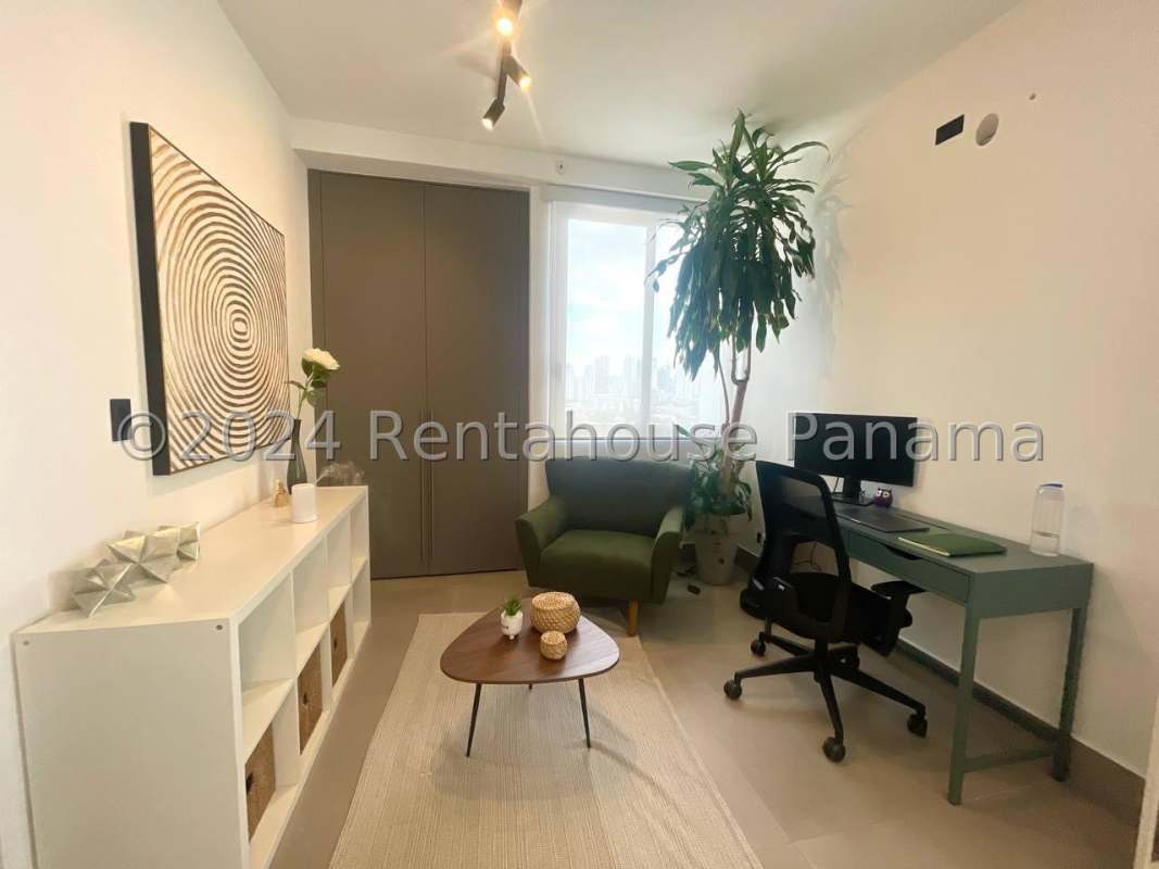 Modern open kitchen with quartz countertops at Victory Wellness Tower Coco del Mar Panama