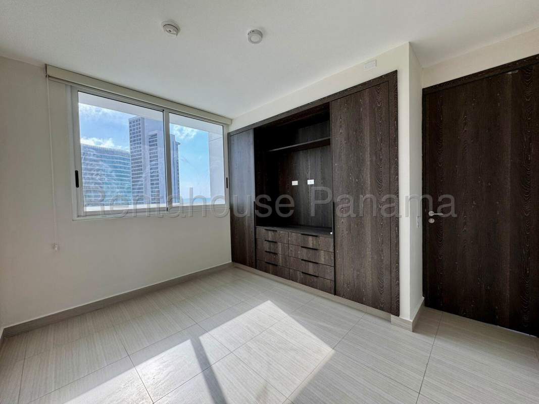 Contemporary bathroom with vanity, toilet and glass enclosed shower at PH Asia Costa del Este