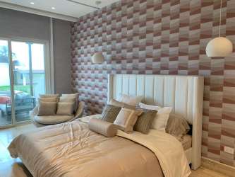 Kids bedroom bunk beds sliding terrace door Playa Escondida Panama