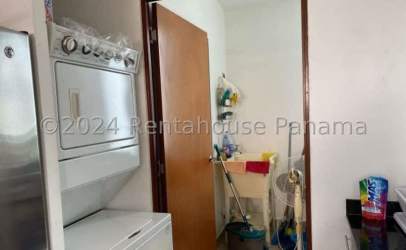 Furnished living room with balcony access in Coral Park Playa Blanca Rio Hato Panama