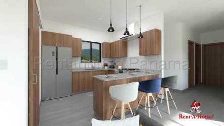 Gated entrance to Grand Canyon Residences community in Alto Boquete Panama