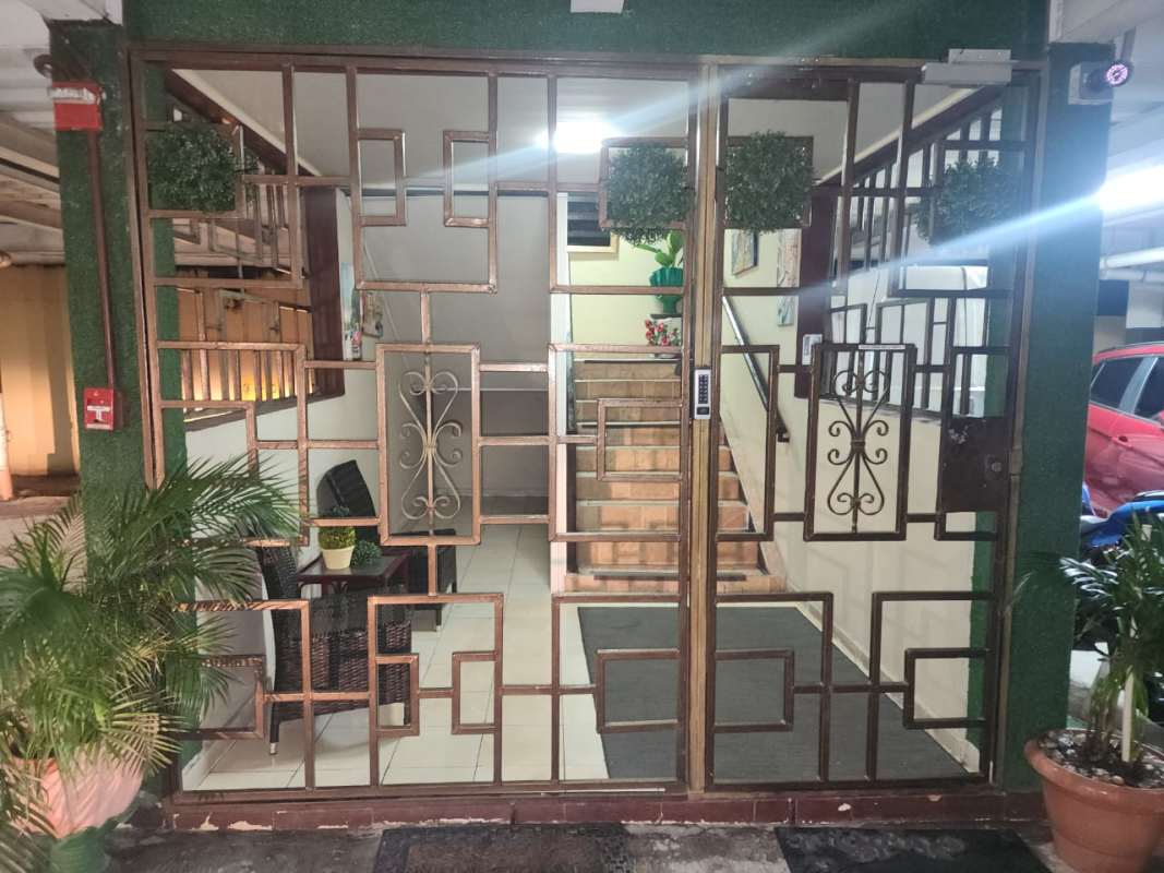 Security fence and metal entrance gate PH Danli Rio Abajo Panama