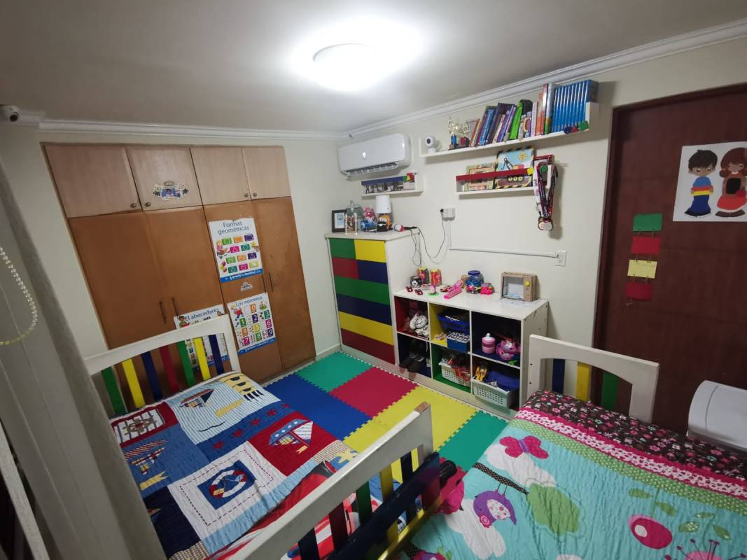 Colorful children's room with decor and storage in Golden Boulevard El Dorado Panama