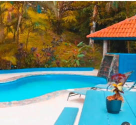 Bright bedroom with tile floors and outdoor views Altos de María Panama