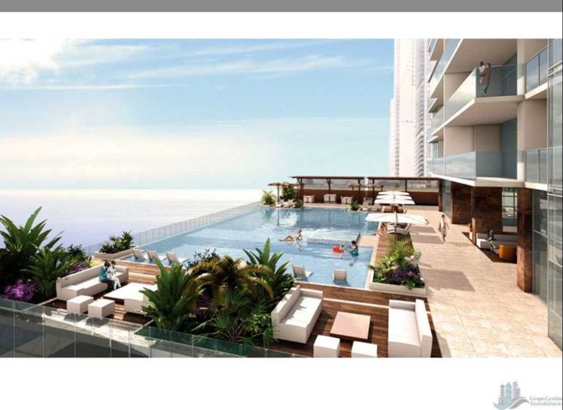 Rooftop infinity pool with ocean panorama PH Matisse Costa del Este Panama