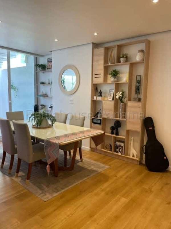 Renovated bathroom with glass enclosure, modern vanity and tiles in PH Serrano Panama City