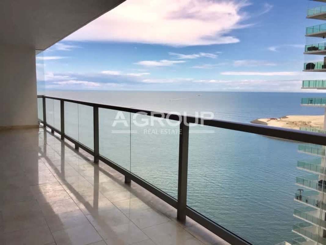 Unobstructed panoramic ocean view from the luxury tower The Ocean Club Punta Pacifica Panama
