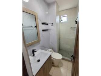 Stylish lobby entrance with modern finishes at PH Albrook Point Albrook Panama